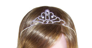 Flower girl diamante sparkly tiara