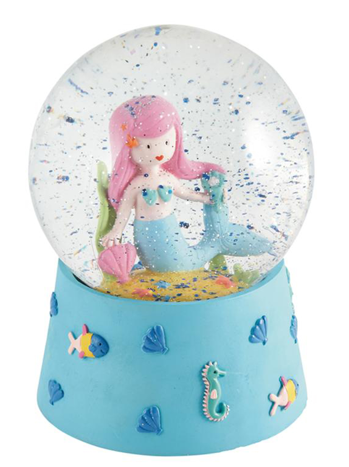 Childrens Mermaid musical snow globe-0
