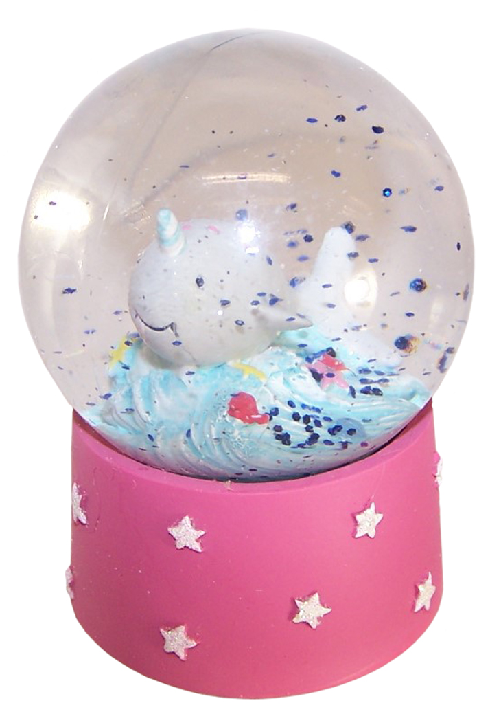 Childrens mini dolphin snow globe-6070