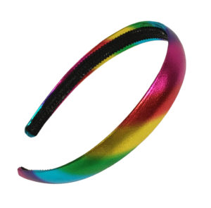Girls sparkly rainbow glitter headband