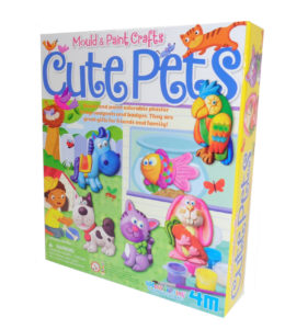 Childs mould and paint pets craft kit