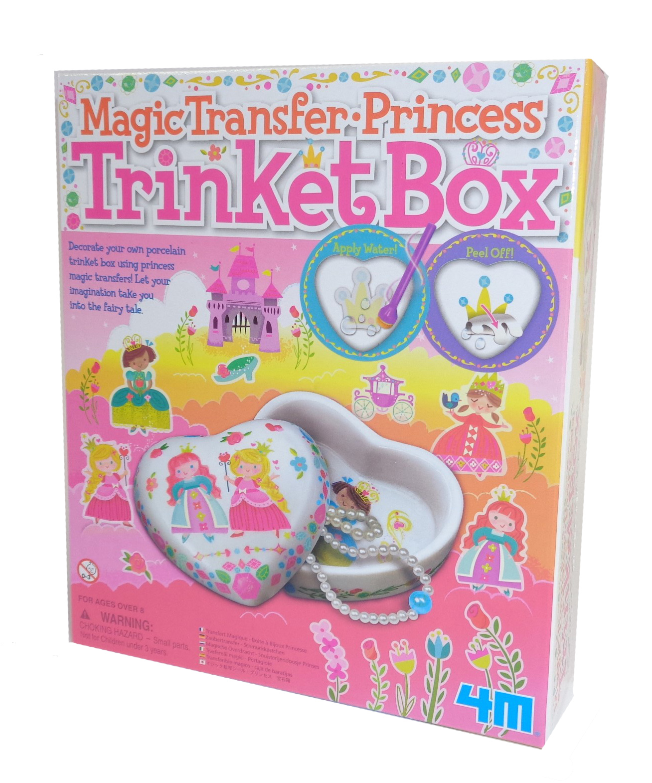Childs magic transfer princess trinket box craft kit-0