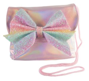 Childrens pink sparkly handbag