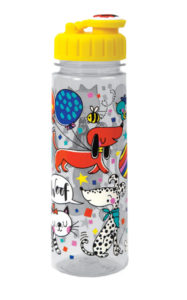Dogs and cats water bottle