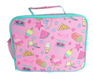 Pink summer fun lunch bag