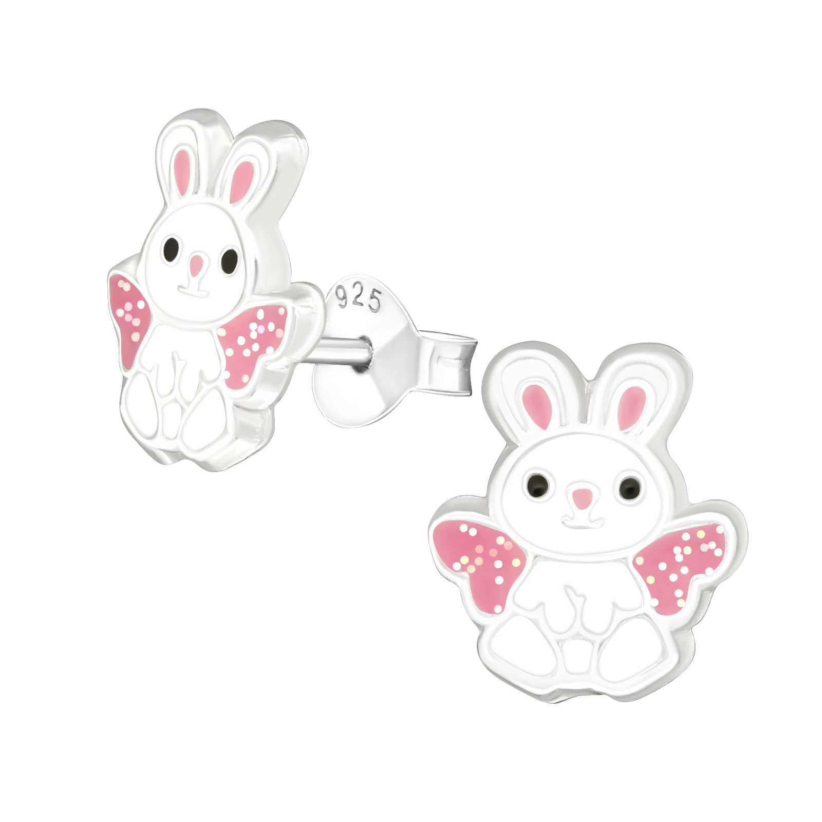 Girls rabbit earrings