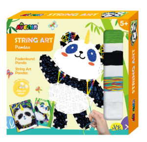 Childrens Panda string art craft kit