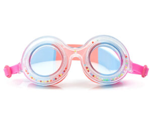 Girls 3D fun free falling faux sprinkle swimming goggles