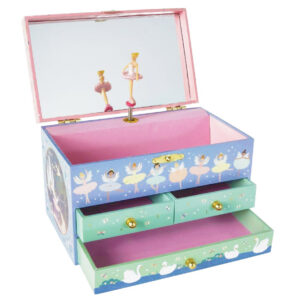 Enchanted Musical Jewellery Box with 3 Drawers