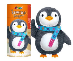 Childrens DIY sewing kit - Penguin Doll